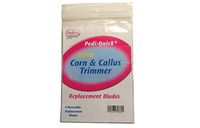 PediFix Pedi-Quick Safety Corn & Callus Trimmer Replacement Blade 6-pack