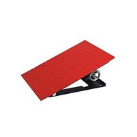 Wheelchair Uphill Pad, Height-Adjustable Steel Plate Material Curb Ramp Pad, Terrace Garden Step Portable Multi-Function Maintenance Ramp Door Valve (Color : Red)