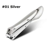 Anti-Splash Toe Nail Clippers Nippers Cutter Chiropody Heavy Duty Art Anti-Splash Manicure (Silver, B)
