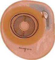 Colostomy Pouch Assura One-Piece System 5 Inch Length 13/16 to 2-1/8 Inch Stoma Closed End NonConvex, Trim To Fit