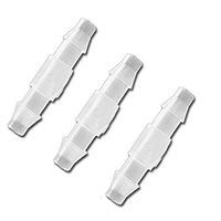 PP Barb Oxygen Tubing Concentrator, Pipe Connectors Boat Water Air Aquarium O2 Fuel - Straight Shape - 3 Count