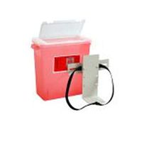 Container Sharps f/Cart w/Adjustable Holder/Mounting Bracket Ea
