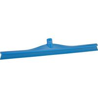 Vikan 71603 Rubber Polypropylene Frame Single Blade Squeegee, 24", Blue