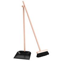 Broom and Dustpan Broom Set Broom set, household soft broom, sweeping hair artifact Long Handled Dustpan and Brush Set wisp broom