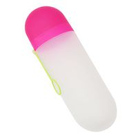 Meolin Toothbrush Storage Box Plastic Toothbrush Case Toothbrush Holder/Cover for Travel Use Toothpaste Toothbrush Box Case Container,Transparent + Rose,206.53.5cm