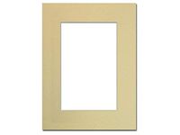 PA Framing, Single Mat, 9 x 12 inches Frame for 6 x 9 inches Photo Art Size - Cream Core/Beach
