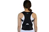 Back Brace Posture Corrector | Best Fully Adjustable Support Brace | Improves Posture and Provides Lumbar Support Back Support| for Lower and Upper Back Pain | Posture Trainer MEDUIM