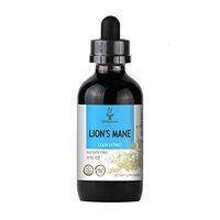 Lion’s Mane Liquid Extract 4 fl oz | Brain Booster for Enhanced Mental Focus, Memory, Clarity | Daily Mushroom Supplement | Immune Support | Promotes Healthy Nervous System