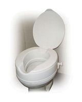 `Raised Toilet Seat w/Lid 4" Savannah-style Retail