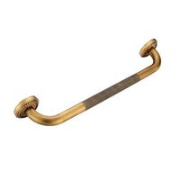 JIAHE115 Bathroom Safety Rails Grab Bars in Bathroom Bathroom Copper Bathtub handrail handrails Hotel Bathroom Bathroom handrail Elderly (Color : Brass)