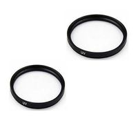 2X UV Filters for Sony DCR-SR200, Sony HDR-CX12/1, Sony HDR-XR160, Sony CCD-TRV408, Sony CCD-TRV608