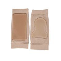 HEALLILY 1 Pair Ankle Support Compression Socks Silicone Gel Heel and Ankle Sleeve for Plantar Fasciitis (Khaki)