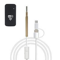 Zhengpin Wireless Ear Endoscope Digital Ear Inspection Camera USB Ear Endoscope 6 Adjustable LEDs for iPhone and Android Smartphone