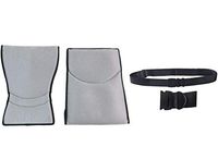 Replacement Anti Bacterial Back & Seat Cushions in Grey Set- for Karman S-ERGO105F18RS Ergonomic Wheelchair - Fit to Seat Size 18"x17" and Free Wheelchair Black Seatbelt!