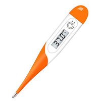 Oral Electronic Thermometer for Children, Adult and Babies with a Flexible Tip,Household Medical Soft Head Thermometer Baby Electronic Thermometer for Fever Testing