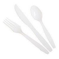 Direct Link Heavy Weight Cutlery Knife White, Plastic | 1000/Case