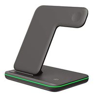 Malltop Household Appliances&Car Charging Consumer Electronics, 15W 3 in 1 Fast Charging Wireless Charger Pad for iPhone for iWatch for AirPods