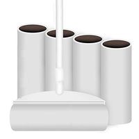 WdzmGzhl Pet Hair Lint Roller,lint Remover Sticky Roller+Refill Rolls,for Furniture,car,Carpet & Clothes-b 100x19cm(40x7inch)