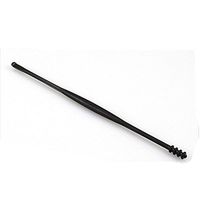 1 PCS Creative Dual-use BLACK Bamboo Charcoal Earwax Removal Earpick, 4.9"