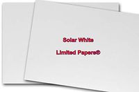 Limited Papers (TM) Classic Crest Solar White (100# Cover 18"x12")