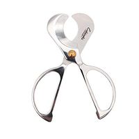 LUBINSKI Cigar Scissors,Metal Cigar Cutters Stainless Steel Super Sharp Smoke Knife,Packed with Nice Gift Box