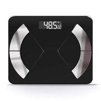 CGOLDENWALL Smart Body Fat Scale Wireless Bathroom Scale Digital Body Composition Analyzer with iOS and Android APP for Body Weight, Fat, Water, BMI, BMR, Muscle Mass (Black, Battery Type)