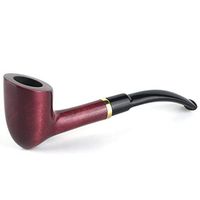 Mr. Brog Handmade Tobacco Smoking Pipe - Model No. 366 Gypsy Mahogany - Pear Wood Roots