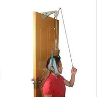 HFJKD Neck Cervical Traction Device-Over Door Shoulder Spinal Decompression Device-Physical Therapy Device for Pain Relief