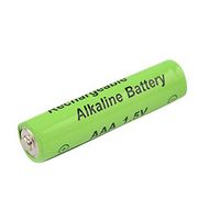 10 Pcs Button Top Batteries AAA Battery 2100mAh, High Capacity 1.5V Rechargeable Battery not Flat Top Lithium Ion Battery for Smart Robot, Flashlights, Toys and Etc