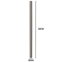 Swyss Reusable Glass Straws - Smoothie Drinking Straws for Milkshakes, Frozen Drinks, Smoothies, Bubble Tea - Environmentally Friendly (E)