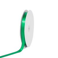 BBCrafts Emerald Satin Ribbon Single Face 5/8 inch 100 Yards