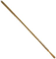 45 Inch (115cm) Premium Flexible Medium-Stiff Bristle Radiator, Coil and Vent Brush with Wood Handle
