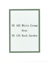 Pack of 20 11x14 Cream/Rock Garden Double Mats Mattes with White Core Bevel Cut for 8x10 Photo + Backing + Bags