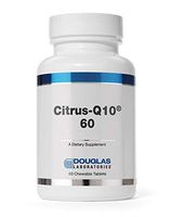 Douglas Laboratories - Citrus-Q10 60 - Coenzyme Q10 in A Great Tasting, Chewable Tablet - 60 Tablets - Natural Citrus Flavor