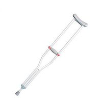 LPY-F-925L 1PC Axillary Crutches Aluminum Alloy Walking Sticks, Adjustable Height 115-135cm