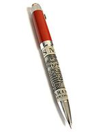United States Marine Corps Red Ball Point Pen with Gift Box & Extra Refill