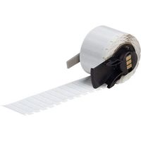Brady PTL-14-717 BMP71 TLS 2200 TLS-PC Link Label, Gloss, Static Dissipative Polyimide, 0.187" H x 1.000" W, White, 1 Quantity per Row, 750/Roll (Pack of 750)