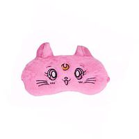 Cute Cartoon Novelty Animal Cartoon Pink Cat Eye Mask for Sleeping Sleep Mask Sleping Mask Blindfold Eye Cover for Women Kids Adult Girls Boys
