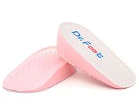 Dr. Foot's Height Increase Insoles, Heel Cushion Inserts, Heel Lift Inserts for Leg Length Discrepancies (1.4" Height)