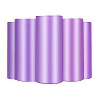 Freeby Small Trash Bags, 4 Gallon Garbage Bags Thin Material for Office, Home Waste Bin, Kitchen, 150 Counts 5 Color (Purple)
