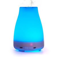 wild camel Aromatherapy Essential Oil Diffuser Portable Ultrasonic Diffusers 120ml Waterless Auto Shut-Off Adjustable Mist Mode 7 Colors Night Light and Warmth Home Office Spa Bedroom Yoga Baby Room