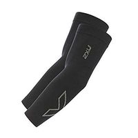 2XU Flex Run Comp Arm Sleeves Black/Grey XXL
