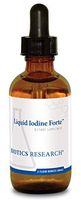 Biotics Research Liquid Iodine Forte™ Supports Healthy Thyroid Function, maintains Healthy Iodine Levels, Provides metabolic Support, Potent antioxidant. 2 Fl Oz