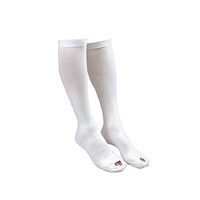 Venosan Anti-Embolism Inspection Toe Knee High Stockings - 18mmHg White Medium Reg SG57002