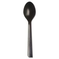 ECOPRODUCTS EPS113 100% Recycled Content Cutlery, Spoon, 6", Black, 1000/Carton
