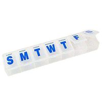 Balance World Inc 9" inch Large Weekly 7 Day Medicine Storage Pill Box Organizer Container Case