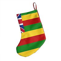 Hawaiian Flag Fashion Xmas Socks Hanging Decoration Candy Bag Party Holiday Christmas Santa Claus Home Decor Gift