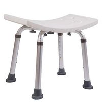 Bathroom Accessories Elderly Bath Chair Pregnant Women Disabled Children Bath Chair Bathroom Anti-Skid Height Adjustable Aluminum Alloy Multifunctional Medical Stool
