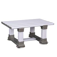 XH Medical Spa Shower Chair Shower Seat Tool-Free Assembly, Four Suction Cups Easy to Clean Leaking Slip, Bottom Reinforcement Standard Load Capacity 286lb