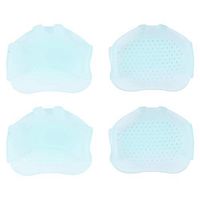 Healifty Shoe Front Pad Half Insoles Shoe Cushion 2Pair(Blue)